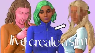 Random Genetics Challenge LIVE🧬| The Sims 4: Create A Sim