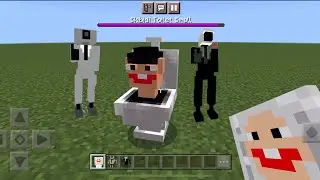 Skibidi Toilet Characters MOD in Minecraft PE