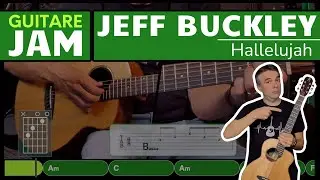 Hallelujah - Jeff Buckley - Jam Play Along Guitare Facile - Morceau complet + Accords