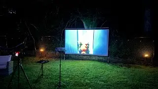 HAPPRUN Projector with auto focus and keystone up to 200 inch