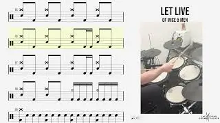 🥁 Let Live - Of Mice & Men - (DRUMS ONLY)
