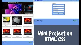 HTML & CSS | Store website project | Nepali | Class 9 | DPS |  mini project for school, +2.
