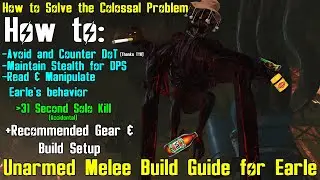 Fallout 76: How to Solve the Colossal Problem with an Unarmed Build - Solo