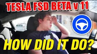 How Did Tesla FSD v11 Do? | In Depth