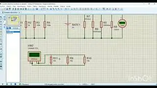 simulación de circuito resistivo en paralelo
