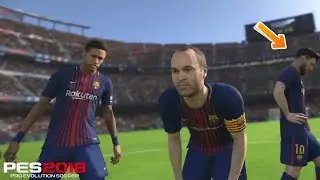 PES 2018 NEW Penalty Shootout System Gameplay Barcelona vs Atletico Madrid (Xbox One, PS4, PC)