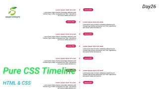 Pure CSS Timeline