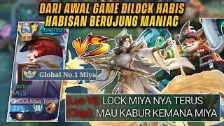 DARI AWAL GAME DILOCK MUSUH LATE GAME BERUJUNG MANIAC! - MLBB