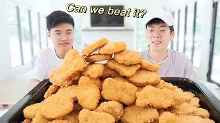 100 CHICKEN MCNUGGETS IN 10 MINUTES CHALLENGE