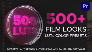 LUTs Color Presets for Premiere Pro  LUTs Color Presets for Premiere Pro