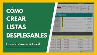 Cómo crear una LISTA DESPLEGABLE en Excel con autocompletar 👩‍🏫 Tutorial Principiantes