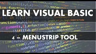 Learn Visual Basic : How To use the MenuStrip in vb.net