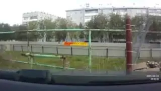 Столб — козёл! Видео из +100500