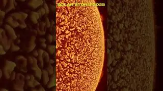 Sun vs  Earth 💀. Solar Storm 2025 #shorts