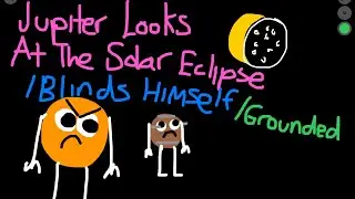 Jupiter Looks At The Solar Eclipse / Blinds Himself (2024 Solar Eclipse SPECIAL!!) #solareclipse2024