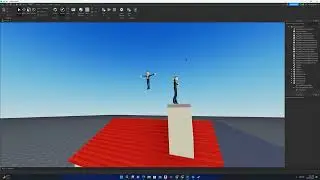 I made realistic(kind of) rthro ragdoll physics in roblox