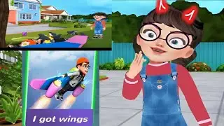 I got wings 🤩🤪 Nick and Tani funny gameplay😁#gaming #trending #funnygameplay