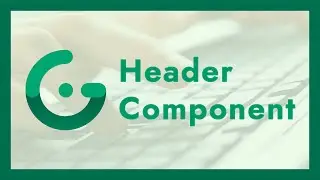 Using Components for the Header - Static Website w/ Blog Using Vue JS & Gridsome [#5]