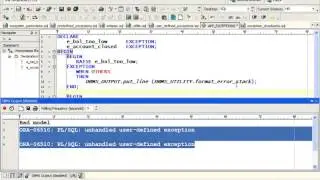 ERROR MGMT IN PLSQL 3