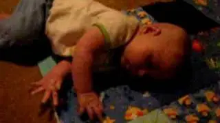 Connor rolling over!