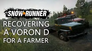 SnowRunner #23 - Recovering A Farmers Stuck Voron D-53233 - Xbox One