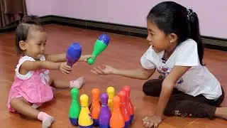 Mainan Anak Bola Bowling - Balita Belajar Berhitung dan Warna - Bowling Toy Set for Children & Kids