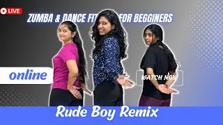 Rude Boy Remix | Online Zumba | Dance Fitness | Weight loss | Workout Sessions Saadstudios