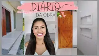 DIÁRIO DA OBRA #36 BANHEIRO DO PRIMEIRO ANDAR QUASE PRONTO, FACHADA PRONTA E MUITO MAIS! 🏡