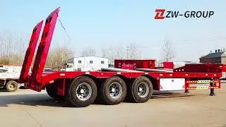 Lowbed Semi Trailer for Sale