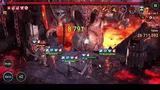Raid Shadow Legends  Анкил Рошкар + Череполом  5, 6 КБ  В видео войд