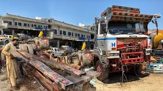 Complete Broken Chassis Repairing || How To repair Chassis Of Truck