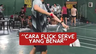 Sekolah Badminton: Belajar Cara Flick Serve di Badminton