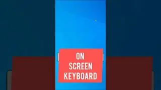 on screen keyboard 