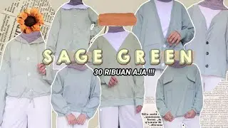HAUL ATASAN SERBA SAGE GREEN  30RIBUAN AJA ! Lazada | KeeRun
