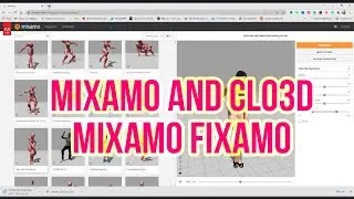 CLO3D Fix Mixamo Animation
