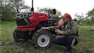 Mini tractor Rossel RT-244D. Honest review from AGRONOM.