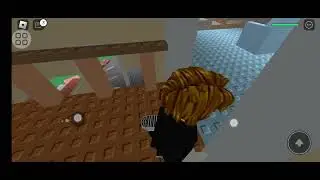 Roblox | Natural disaster survivor | Surviving a slam from a Tsunami in manic mansion