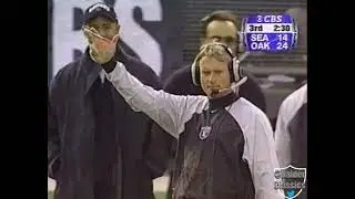 1999 - WEEK 13 - SEA @ OAK [NFL PRIMETIME]