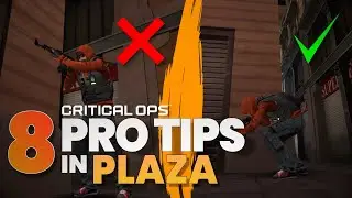 TOP 8 Pro Tricks And Tips in Plaza | Smoke lineups and more | Critical Ops