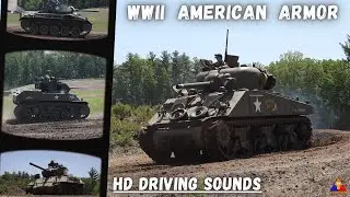 US WWII Tanks & Tank Destroyer Demonstration | WW2 Tanks in HD