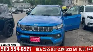 New 2022 Jeep Compass Latitude 4X4 on sale in Maquoketa, IA