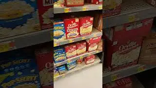 Walmart popcorn 🍿 section 😋