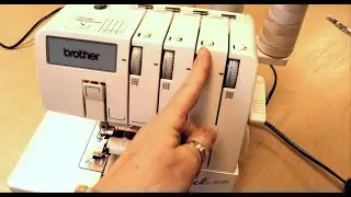How to Thread your Brother 925d Lock Serger