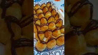 Профитроли с кремом.Простой рецепт. Кремді Профитроли.Оңай рецепт.