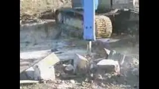 Einsatz von Abbruchhämmern