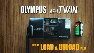 LOAD and UNLOAD FILM | OLYMPUS AF-1 TWIN