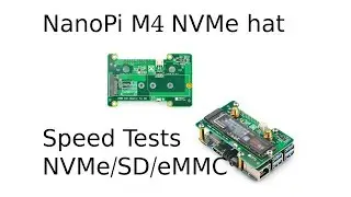 NanoPi M4 - New NVMe Hat /eMMC/SD/SSD/NVMe Speed tests