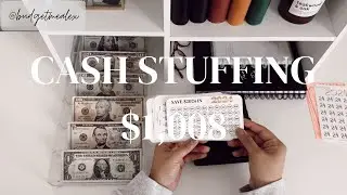 Cash Stuffing | $1008 | Dave Ramsey Inspired | Zero Based Budget