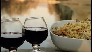 Макароны с мясом и овощами быстро и вкусно