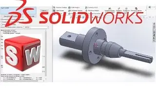 Solidworks tutorial | How to Make a 3D  Part using a Revolve and Extruded cut in Solidworks